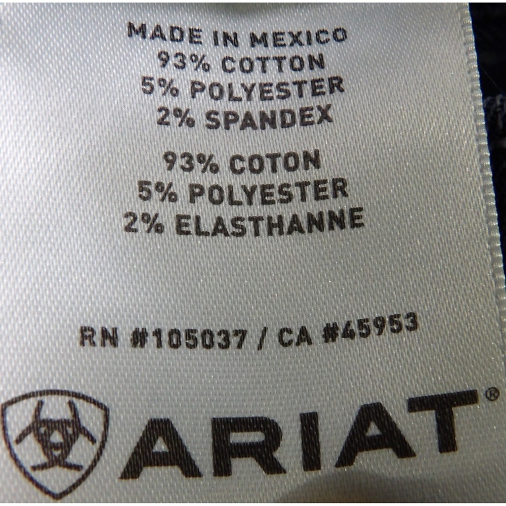 Ariat Real Denim Women 29R Blue Bootcut Jeans Mid Rise Stretch Pocket Embroidery - Picture 4 of 16
